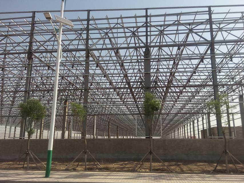 临汾汽车工业厂房网架